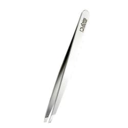 Rubis Switzerland Slanted Tip Tweezer-Silver
