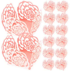 Jojofuny 50pcs Chocolate Paper Cups, Truffle Wrapper, Mini Baking Cups Paper, Liners Chocolate Candy Packing Separating Trays For Shower Birthday Wedding Party