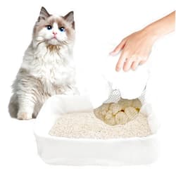 LIOOPET Large Cat Litter Box Liners - Pack of 10 - Fits Cat Litter Boxes Under 18.1 * 14.1 * 7 Inches (Liner(Pack of 10), Large)