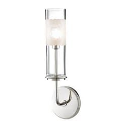 Hudson Valley Lighting Wentworth - One Light Wall Sconce - 5 Inches Wide by 14.25 Inches High-Polished Nickel Finish