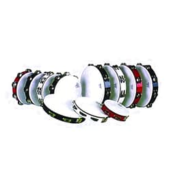 Remo 10 inch Fiberskyn Tambourine (Double Jingle; Black; Teen/Adult)