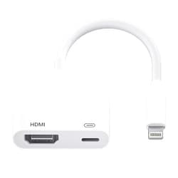 AONISHI [Apple MFi Certified] Apple Lightning to HDMI Digital AV Adapter, 1080P HD Video HDMI Sync Screen Connector Cable with Charging Port for iPhone 14 13 12 11 XS XR X 8 7 iPad on HDTV/Projector/Monitor