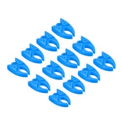 PATIKIL Bobbin Clamps, 12 Pack Silicone Thread Control Clips Holder Organizers for Craft DIY Sewing Embroidery, Blue