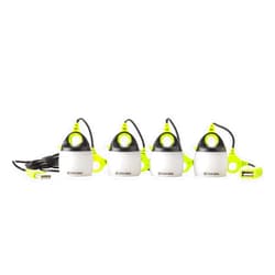 Goal Zero Light-A-Life Mini Chainable LED Lights, 4 Pack, with Color Shades