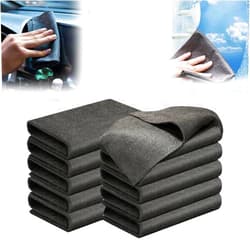PETUPS Thickened Magic Cleaning Cloth, 2024 Multifunctional Magic Cloth, Reusable Microfiber Cleaning Rag Lint Free Cloth, Miracle Cleaning Cloth for Windows, Mirror, Glass, Car(7.87 * 11.81in,5pcs)