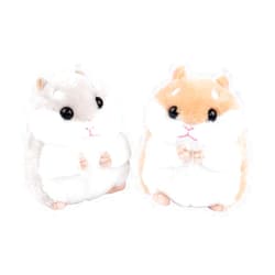 ZAYOIZY 2 Pack Plush Hamster Keychain Backpack Charms Stuffed Animals Keyring Pendants Handbag/Backpack Hamsters Accessory