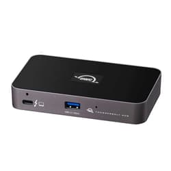 OWC 5 Port Thunderbolt Hub - 60W Charging, (3) Thunderbolt 4 (USB-C) Ports, (1) USB 3.2 Gen 2 Type-A Port, Dual Display suppor, Compatible with Macs and PC's