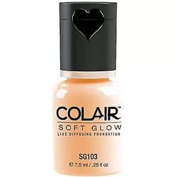 Dinair Airbrush Makeup Foundation | Alabaster Sg103 | Soft Glow: Matte Finish | Size 1/4 oz. 7.5 ml (0.25 fl oz.) Alabaster