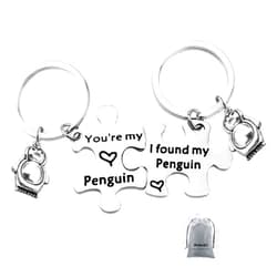 Nekoki You're My Penguin I Found My Penguin Keychain Wedding Gift Couple Keychain Gifts for Boyfriend Girlfriend Valentine's Day Gifts Christmas Gift for Couples