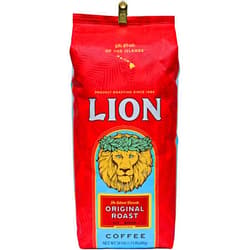 Lion Coffee Classic Original Whole Bean Coffee, Medium Roast, A Taste of Aloha - 24 Ounce Bag