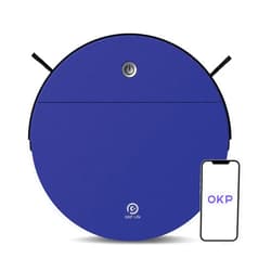 OKP 2000Pa Robot Vacuum Cleaner, Scheduled Cleaning, Small, Quiet Robot Vacuum, WiFi/APP/Alexa, Automatic Self Charging Robotic Vacuums for Pet Hair, Hard Floor, Low Pile Carpet