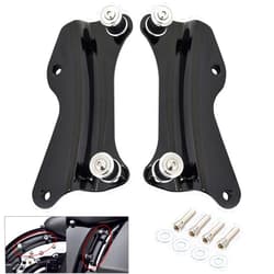 Benlari Gloss Black 4 Point Docking Hardware Kit 2014-2024 Compatible for Harley Davidson Touring Street Glide Road Glide Electra Glide Road King CVO (Vivid Black)