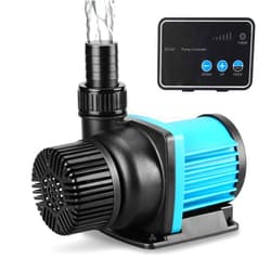 JEREPET 3170 GPH Aquarium 24V DC Water Pump with Controller, Submersible Return Pump for Fish Tank,Aquariums,Fountains,Sump,Hydroponic,Freshwater and Marine Water Use (3170GPH,86W,20.3FT)