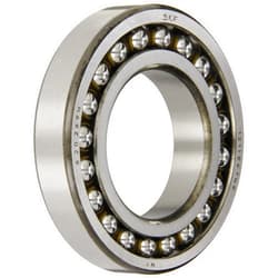 SKF 2207 EKTN9 Double Row Self-Aligning Bearing, Tapered Bore, ABEC 1 Precision, Open, Plastic Cage, Normal Clearance, Metric, 35mm Bore, 72mm OD, 23mm Width