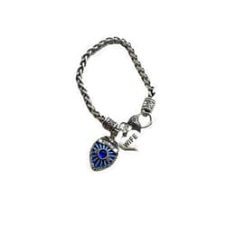 Handmade Police Wife Bracelet, Police Wife Jewelry, Proud Police Wife Charm Bracelet