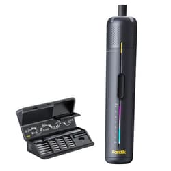 Fanttik S2 Pro Electric Screwdriver, Cordless Screwdriver Set, 7 Torque Settings, 0.5 to 6N.m, 20 Magnetic Bits, 1/4''Hex Shank, with 90° Angle Adapter, for Furniture, Household Repairs