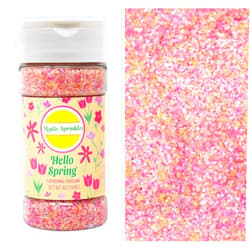 Mystic Sprinkles Spring Sprinkle Mixes (Hello Spring Sanding Sugar 4oz)