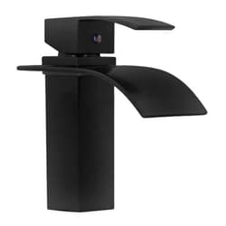 Miseno ML531 Remi 1.2/2.2 GPM Single Hole Waterfall Bathroom Faucet - Flat Black