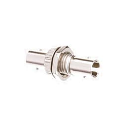 CableWholesale Fiber Optic Coupler, ST/ST Female, Simplex, Metal Housing (31F1-TT400)