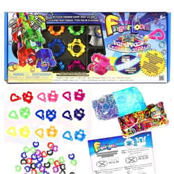 Rainbow Loom® Finger Loom Party Pack, Features 9 Colored Finger Looms and 1200 Glow in The Dark Bands Perfect Party Activities for Boys and Girls 7+