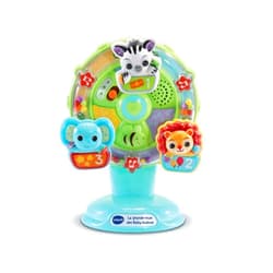 VTech Baby Ferris Wheel, Interactive Baby Toy with Motion Sensor and Coloured Stars, Support with Suction Cup, More Than 45 Songs and Sounds, Italian Language, Batteries Included, 6-36 Months