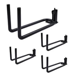 Zhupoub E-Track Heavy Duty Hook Hanger, Shovel/Tool Hanger, E Track Accessories Tool Holder, Universal Garage Storage Organizer System for Tools, 7.7