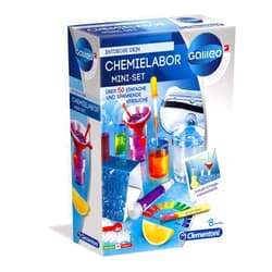 Clementoni 59072 Galileo Science - Chemistry Lab Mini Set Toy for Children Aged 8+, 50 Experiments for Home, Colourful Experiment Box, Easter Gift Idea