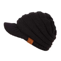C.C Hatsandscarf Exclusives Women's Ribbed Knit Hat with Brim (YJ-131)(YJ-2023)