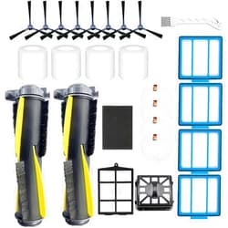 Dhoua Accessories Kit for Shark IQ R101AE (RV1001AE) IQ R101 (RV1001) AV911S EZ AV1010AE IQ Robot Vacuum Cleaner Replacement Parts Pack of Main Brush, Filters, Side Brushes