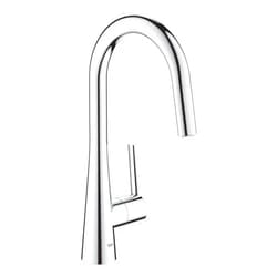 GROHE 32226003 Zedra Pull-Down Kitchen Faucet with sprayer Chrome