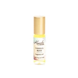 Kuumba Made Vanilla Bean Fragrance Oil Roll-On 0.125 fl oz (3.7ml) | Rollerball Perfume | Alcohol Free