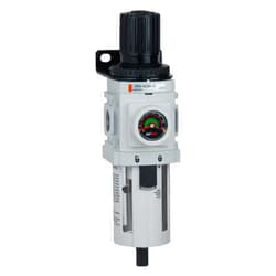 PneumaticPlus PPP3-N02BG Compressed Air Filter Regulator Piggyback Combo 1/4