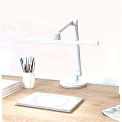 Archilight ArchDesk 18.9’ Desk Lamp: Dim, Warm~Cool White Adjustable, Anti-Glare, Sensor, 10W LED, Eye Protection, Foldable, Perfect for Painting, Design, Work, Study, Reading & Office (White)
