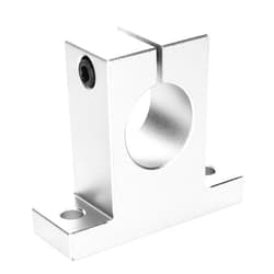 Hyuduo Shaft Bracket, Shaft Bracket Aluminum Alloy Fixing Bracket Hardware Accessory Fastener Industrial Parts SK30 for Linear Rail, 3D Printer Accessories
