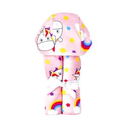 Yikes Twins Baby Hooded Towel | Unicorn and Rainbows | Girl Baby Gift |Shower Gift for Newborn | 34