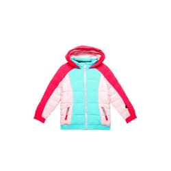 Spyder Girl's Bitsy Atlas Synthetic Down Jacket (Toddler/Little Kids) Bahama Blue 5 Little Kid