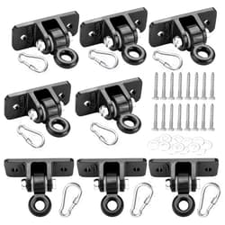 BETOOLL Heavy Duty Swing Hangers Swing Set Hardware Playground Porch Yoga Seat Trapeze Wooden Sets Indoor Outdoor Set of 8