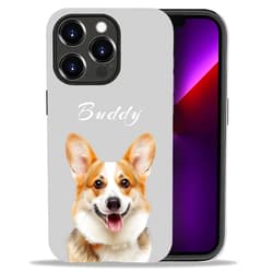 CARLOCA Compatible with iPhone 13 Pro Max Case,Custom Picture Name Pet Animal Cat Dog 1 Case for iPhone 13 Pro Max Case Soft TPU + Hard PC 2-in-1,Customized Personalized Case for iPhone 13 Pro Max