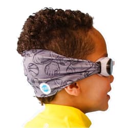 Splash Place SWIM GOGGLES with Fabric Strap - Adult & Kids Swim Goggles - Around The World Theme