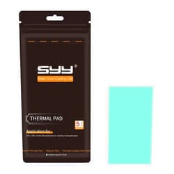 SYY Thermal Pad, SYY Silicone Thermal Pads 80x40x3mm, High Temperature Resistance and Non Conductive for Laptop Heatsink/GPU/CPU/LED Cooler (3mm)