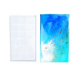 KRLIFCSL Resin Tray Molds,Silicone Tray Molds,Large Rectangle Rolling Tray Molds,for Making DIY Crafts,Home Table Decoration,Ocean Wave Resin Painting Art,Jewelry Holder,Fruit Snack Tray,Agate Tray.