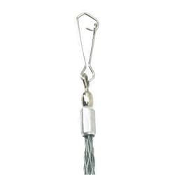 VGongTech Cable Pulling Grip Sock Galvanizing Steel Cable Sock Kit Antislip Flexible Eye Mesh Rope Pipe Cable Wire Pulling Grips Lassos 12-15mm