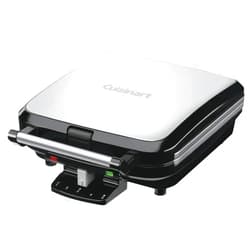 Cuisinart 4-Slice Belgian Waffle Maker, Stainless Steel/Black, WAF-150P1