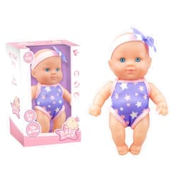 Weerihhol 2024 New Swimmer Doll, Waterproof Swimming Doll, Kids' Articulated Joints Swimming Dolls with Easily Detachable Swimsuits, Water Baby Doll for Bathtub Pool Bath Time Play, Born to Swim Baby (E)