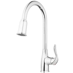 Aqua Vista H70K-51D-AV-CH Kitchen Sink Faucet, High Arc Pull-Down Polished Chrome