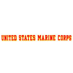 Mitchell Proffitt United States Marine Corps Window Strip