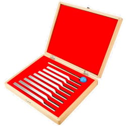 HDGRNCC 8 Tuning Forks Set, 261.6-523.2 HZ Tuning Fork Hammer Tool Set with Storage Box for Sound Therapy, Perfect Healing, Musical Instrument, Balancing, Healers