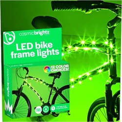 Brightz CosmicBrightz LED Bike Frame Rope Light - 6.5-Foot String Rope - Battery-Powered with On/Off Switch - Ultra Bright Color Keeps Your Ride Fun and Safe for Kids, Teens, & Adults