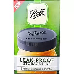 Ball Mason Jar Lids - Regular Mouth (Mason Jar Caps) - Leak Proof (Standard)