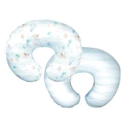 Boppy Nursing Pillow Cover, Premium Quick-Dry Fabric, Blue Ocean, Fits The Original Support Pillow for Breastfeeding and Bottle Feeding, Cover Only, Nursing Support Pillow Sold Separately